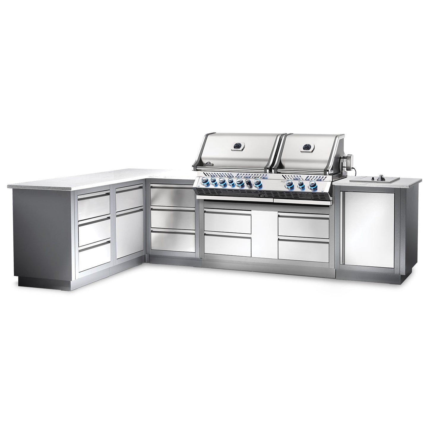 Napoleon Built-In Prestige PRO 825 RBI w/ Infrared Bottom and Rear Burners (Stainless Steel) 9-Burner