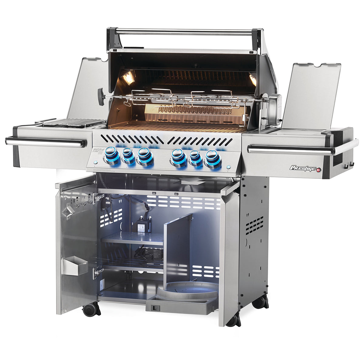 Napoleon Prestige PRO 500 RSIB w/ Infrared Side and Rear Burners (Stainless Steel) 6-Burner