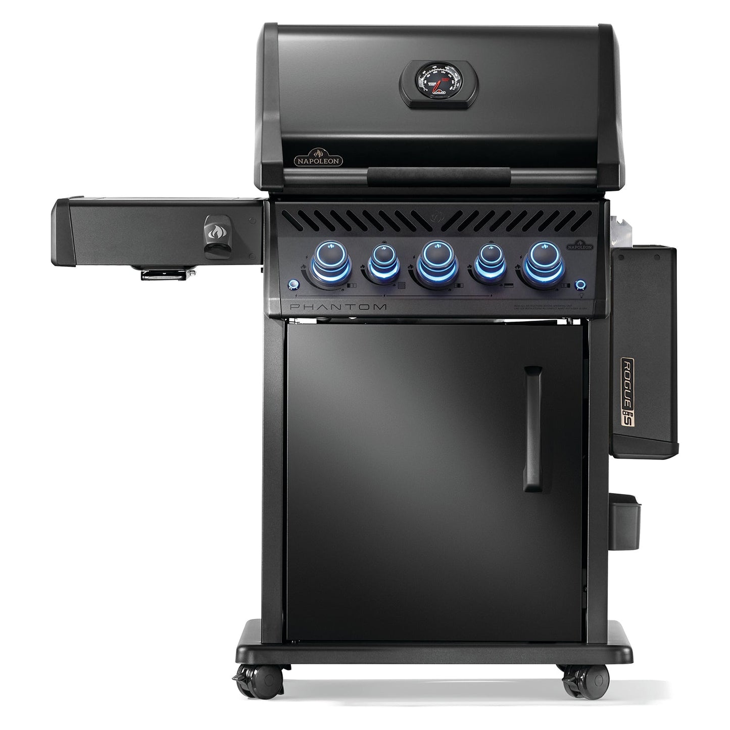 Napoleon Rogue PRO-S 425 RSIB Phantom w/ Infrared Side & Rear Burner (Matte Black) 5-Burner