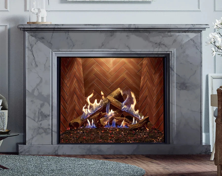 Ortal 42” Wilderness Traditional Gas Fireplace w/ Double Glass