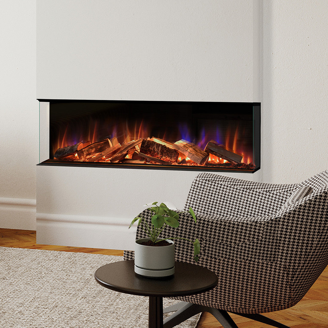 Ortal Evonic's 50" E-Lectra Electric Linear Fireplace