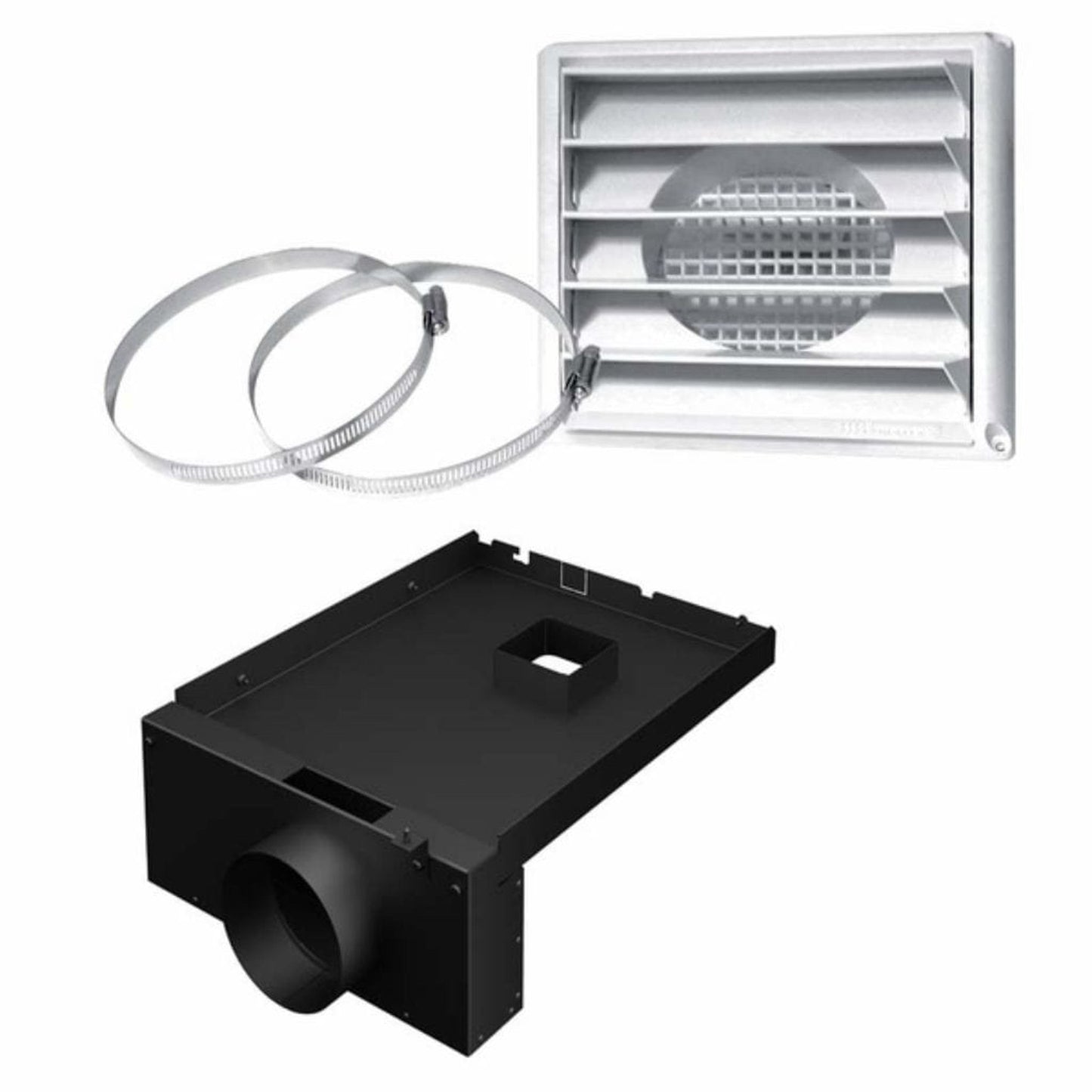 Osburn 5" Fresh Air Intake Kit for Stove on Legs - Wood Stove on Pedestal