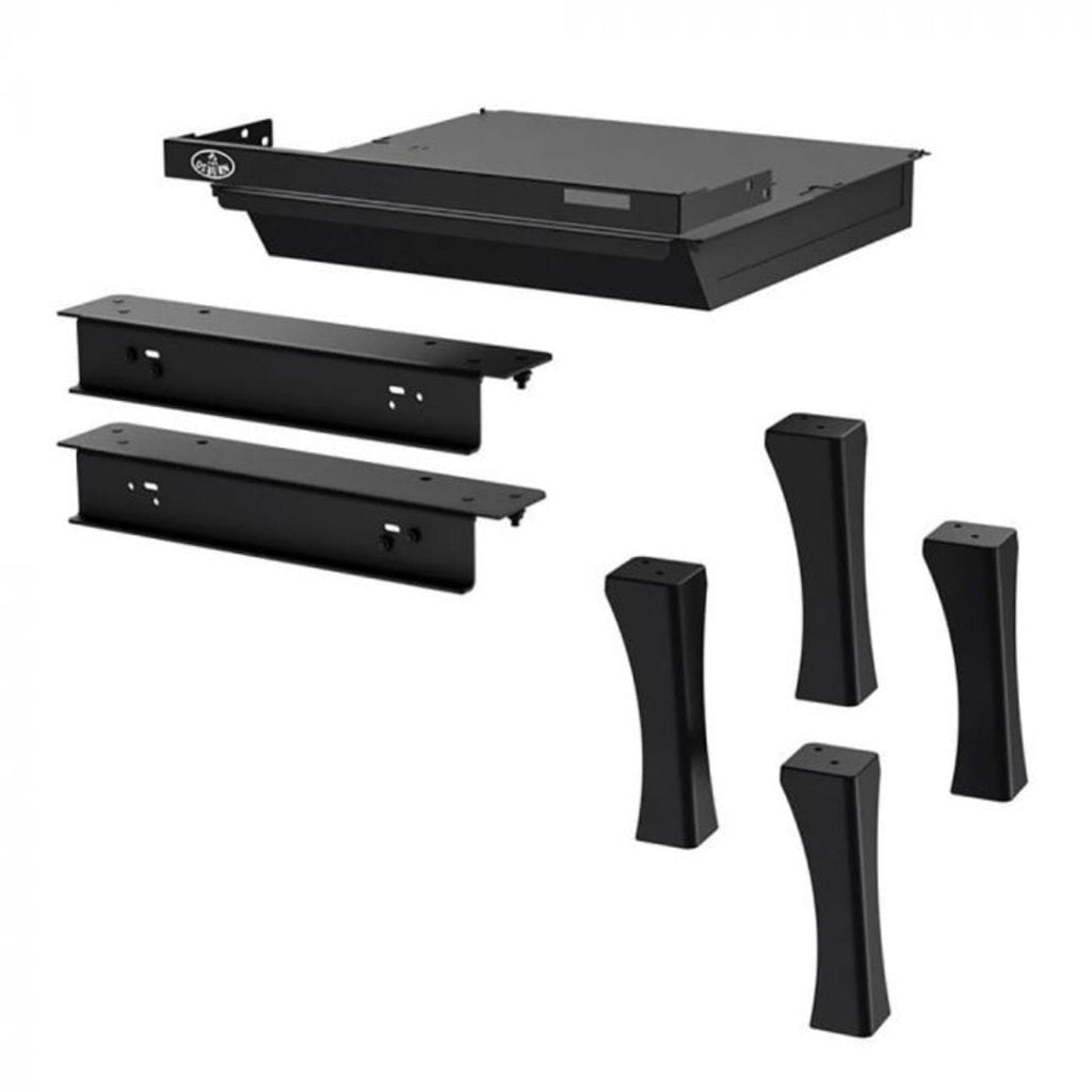 Osburn Black Cast Iron Straight Legs With Ash Drawer for 1700 Wood Stove