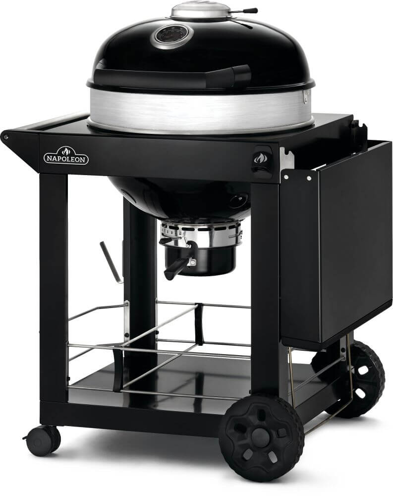 Napoleon Professional 22 Charcoal Cart 22" Kettle Grill with Cart