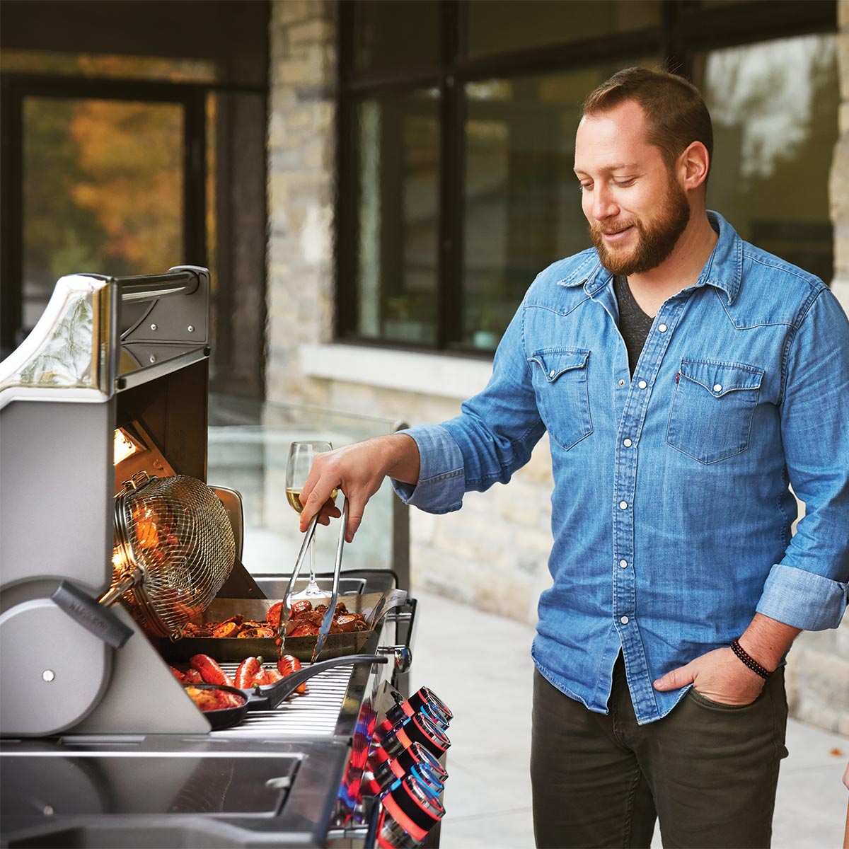 Napoleon Prestige PRO 500 RSIB w/ Infrared Side and Rear Burners (Stainless Steel) 6-Burner