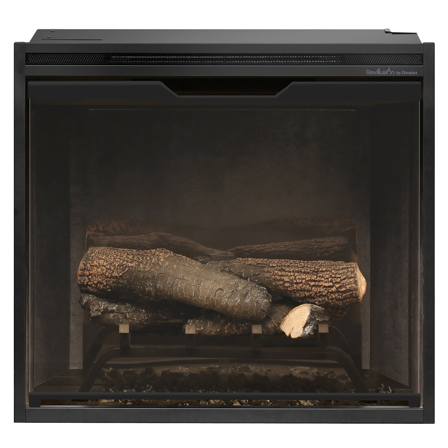 Dimplex Revillusion 24" Built-in Electric Firebox With Weathered Concrete Interior