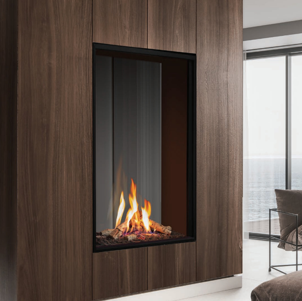 Urbana U33 Tall Gas Fireplace – Flatirons Fire