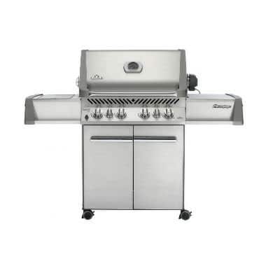 Napoleon Prestige 500 Freestanding Gas Grill with Rear Side