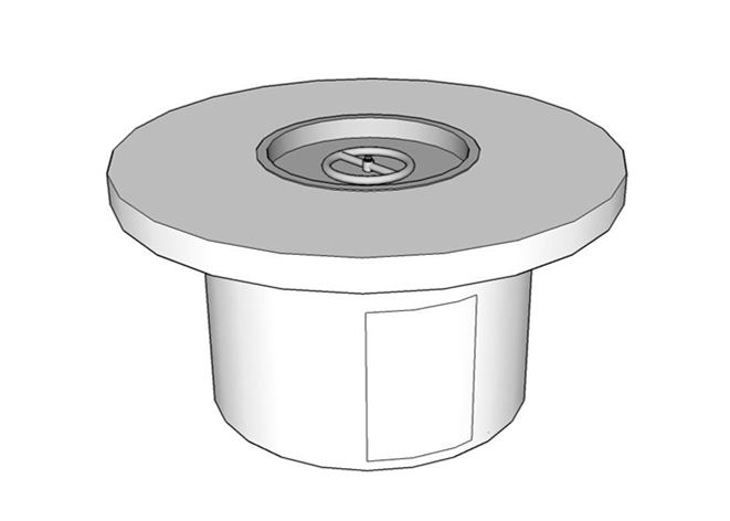 Round Gas Fire Table Kit - Ready-to-Finish - 72" x 24" by The Outdoor Plus