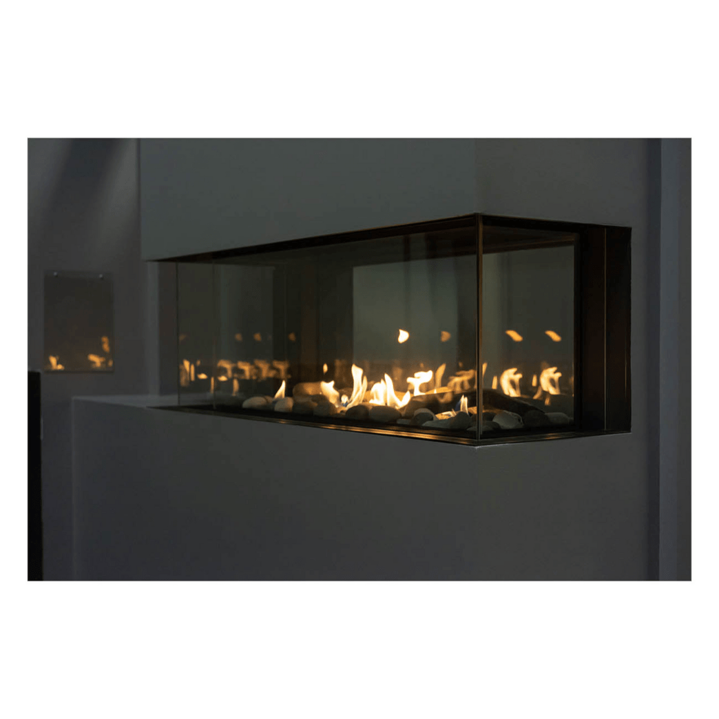 Sierra Flame by Amantii 48" Lyon 4 Sided See Through Natural Gas Fireplace