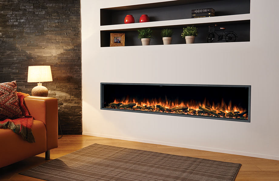 Regency Package Skope E195 Electric Fireplace 77"
