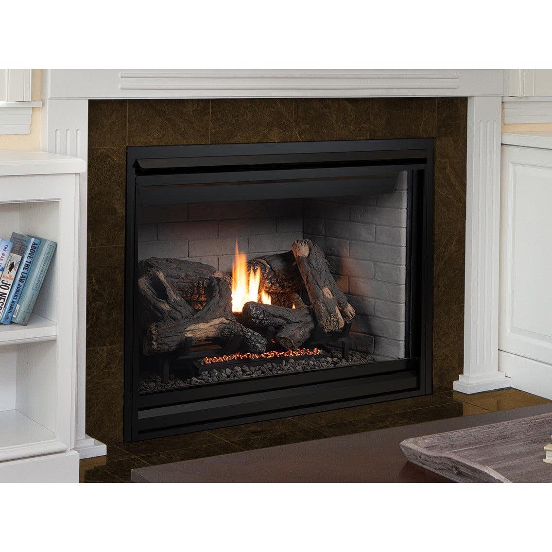 Superior DRT4045 45" Mid-Size Traditional Top Direct Vent Natural Gas Fireplace With Electronic Ignition