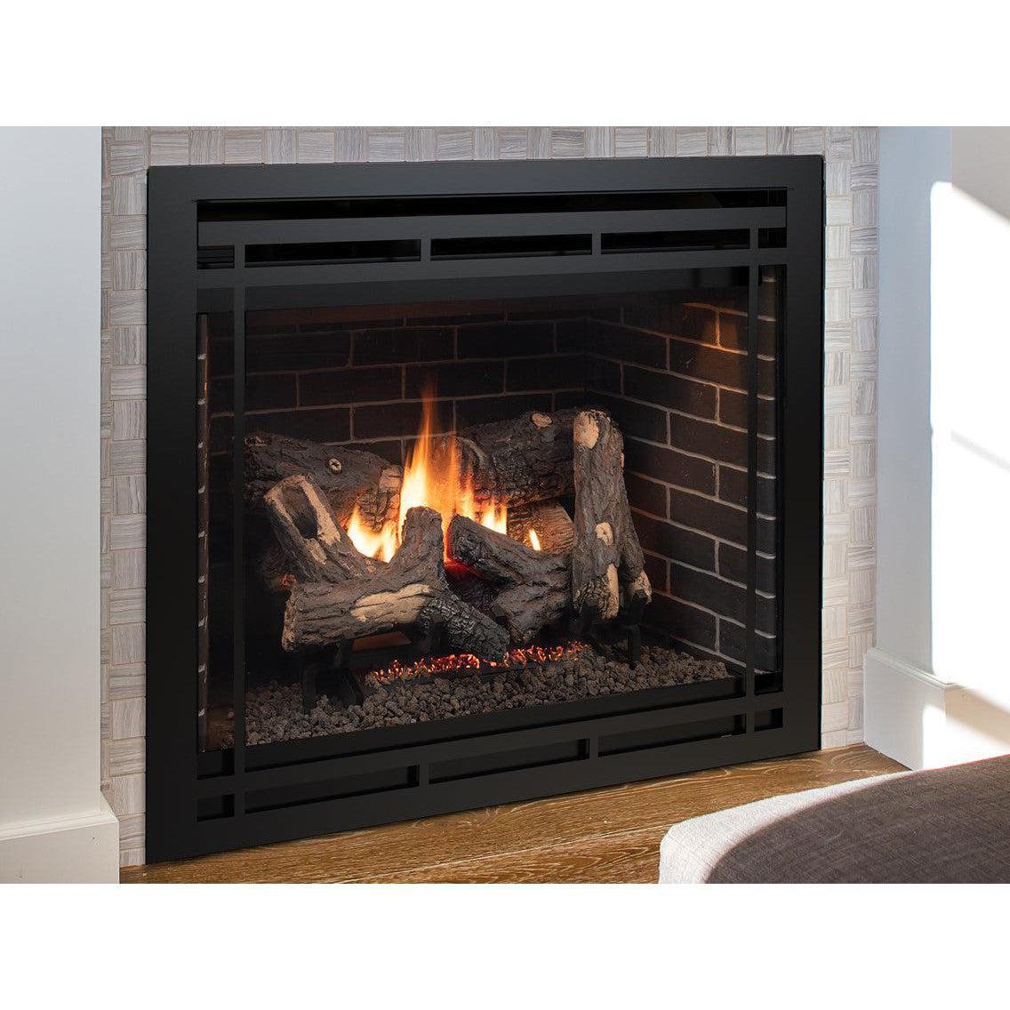 Superior DRT4240 40" Mid-Size Traditional Top Direct Vent Natural Gas Fireplace With Electronic Ignition