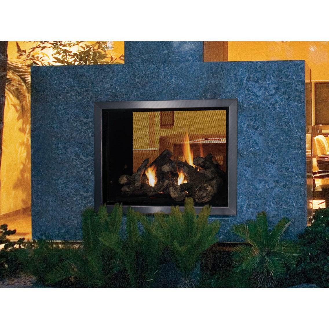 Superior DRT63ST 40" Traditional See-Through Direct Vent Natural Gas Fireplace With Power Vent and Electronic Ignition