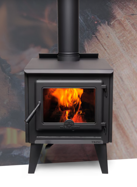 True North TN25C Wood Stove with Legs