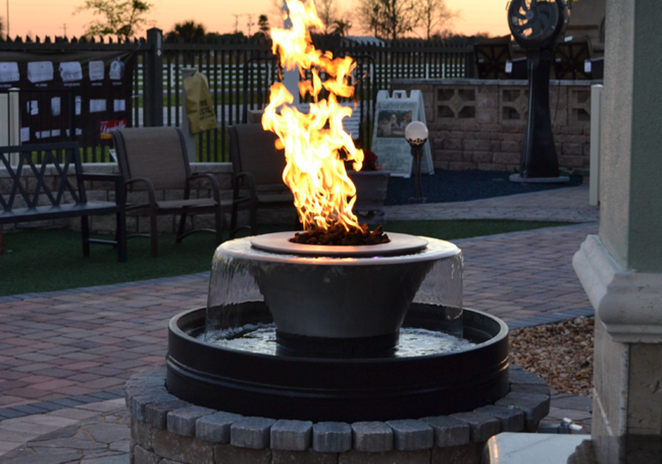 Cazo 360° Copper Fire & Water Bowl by The Outdoor Plus - Free Cover Included