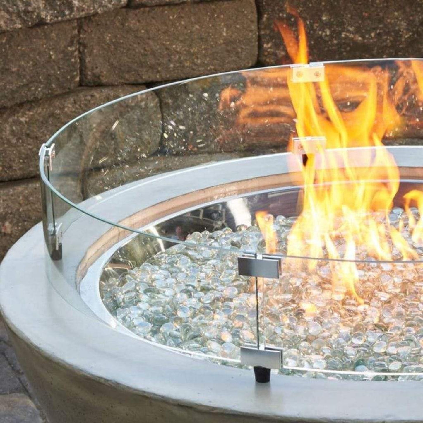 The Outdoor GreatRoom Company 12" Round Glass Wind Guard