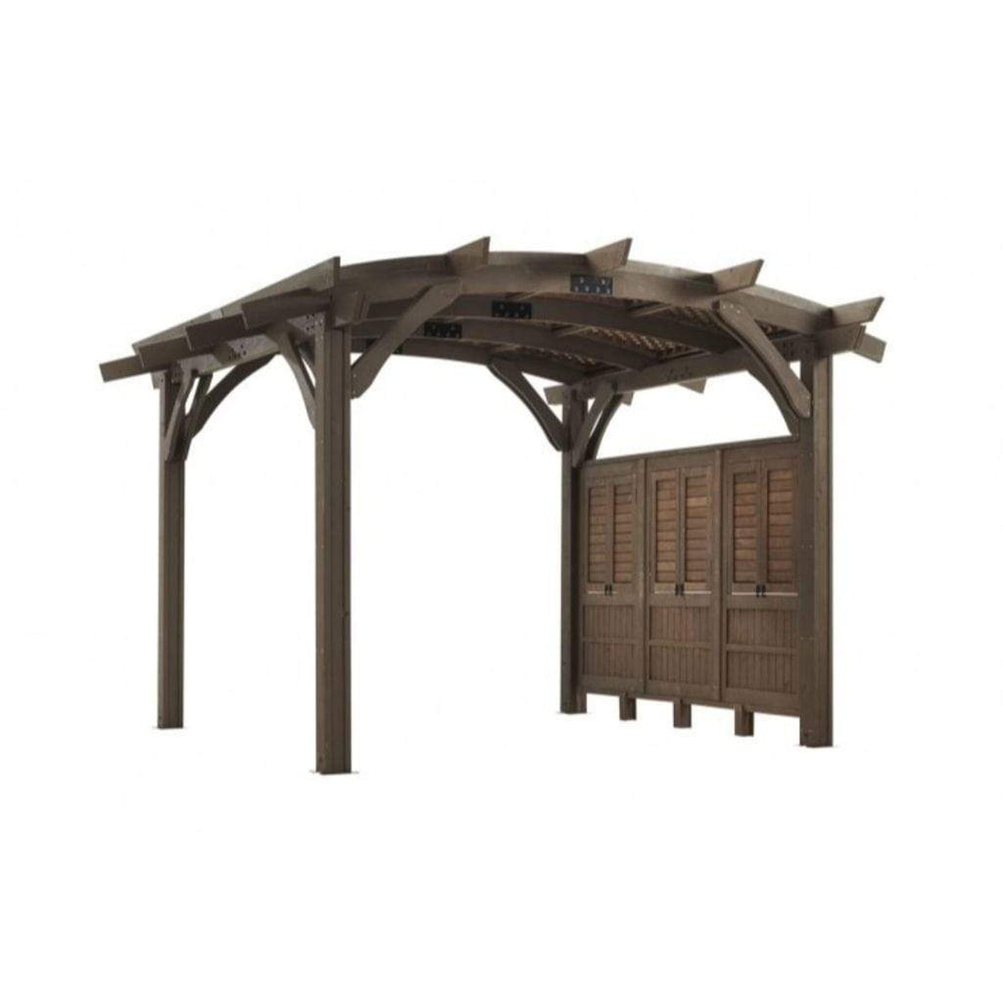 The Outdoor GreatRoom Company 12' x 12' Sonoma Arched Wood Pergola