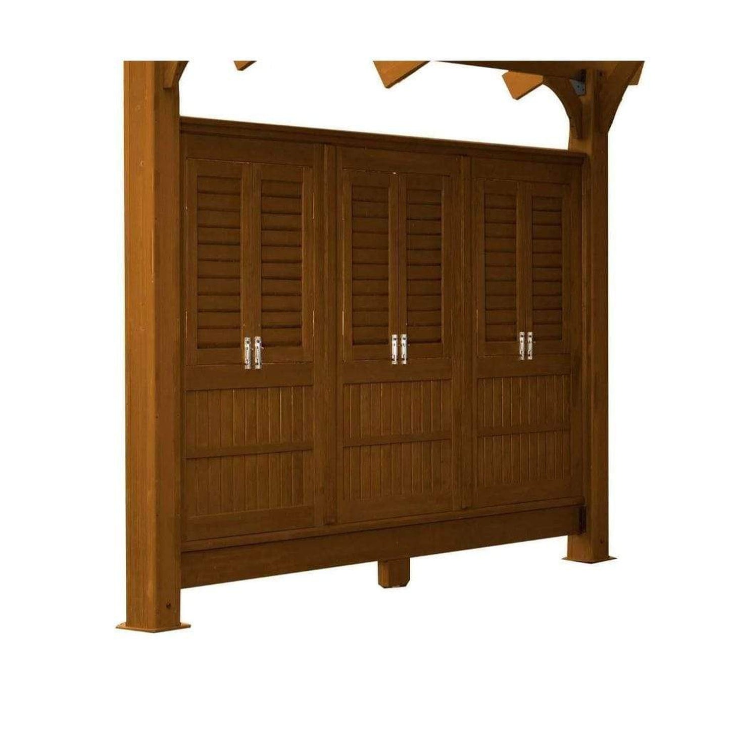 The Outdoor GreatRoom Company 12' x 16' Redwood Sonoma Arched Wood Pergola