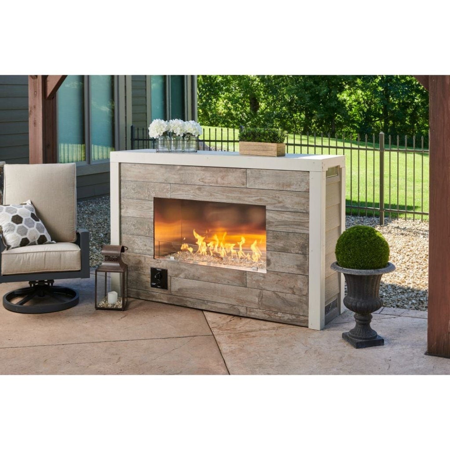 The Outdoor GreatRoom Company 40" Direct Spark Ignition Single Sided Ready To Finish Gas Fireplace