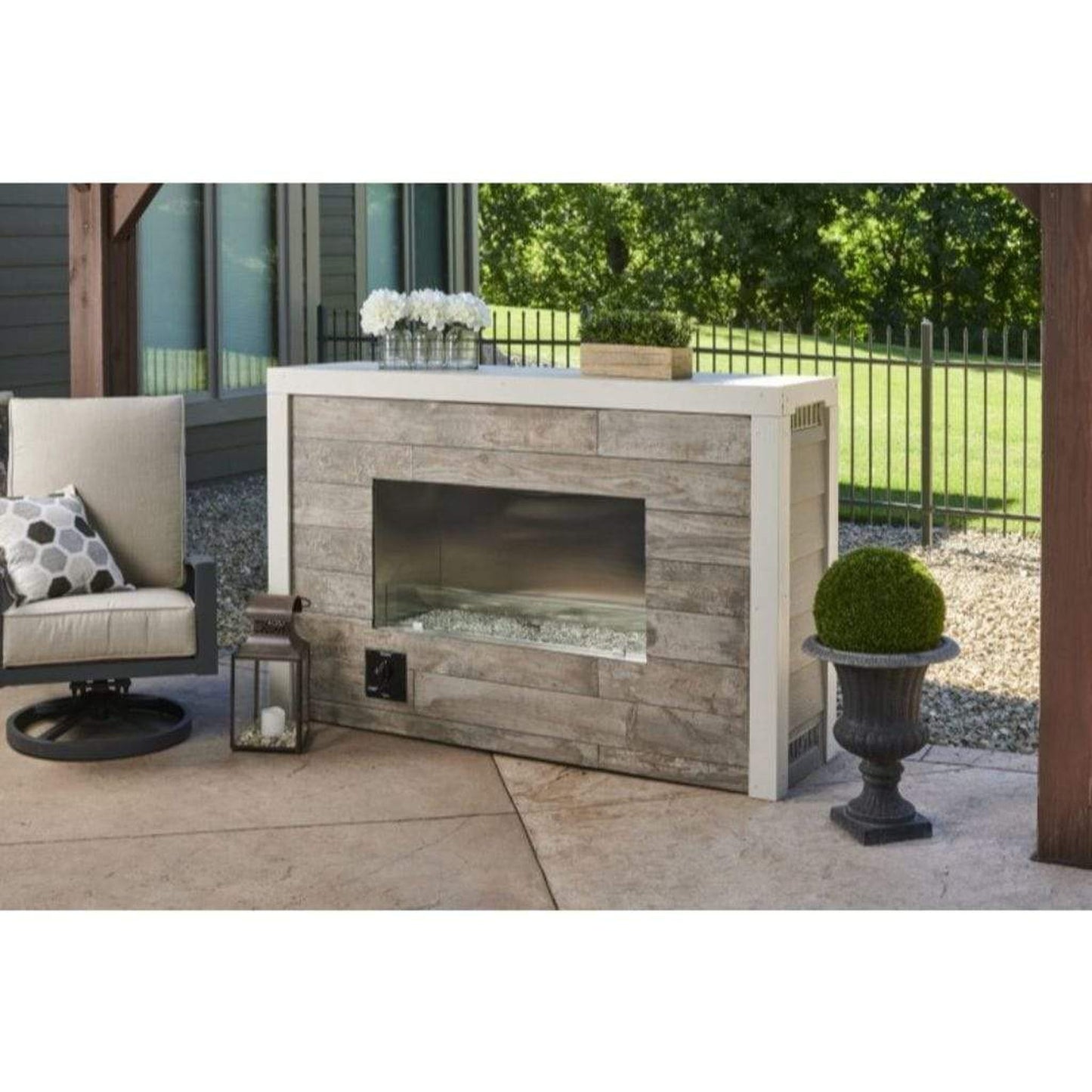 The Outdoor GreatRoom Company 40" Direct Spark Ignition Single Sided Ready To Finish Gas Fireplace
