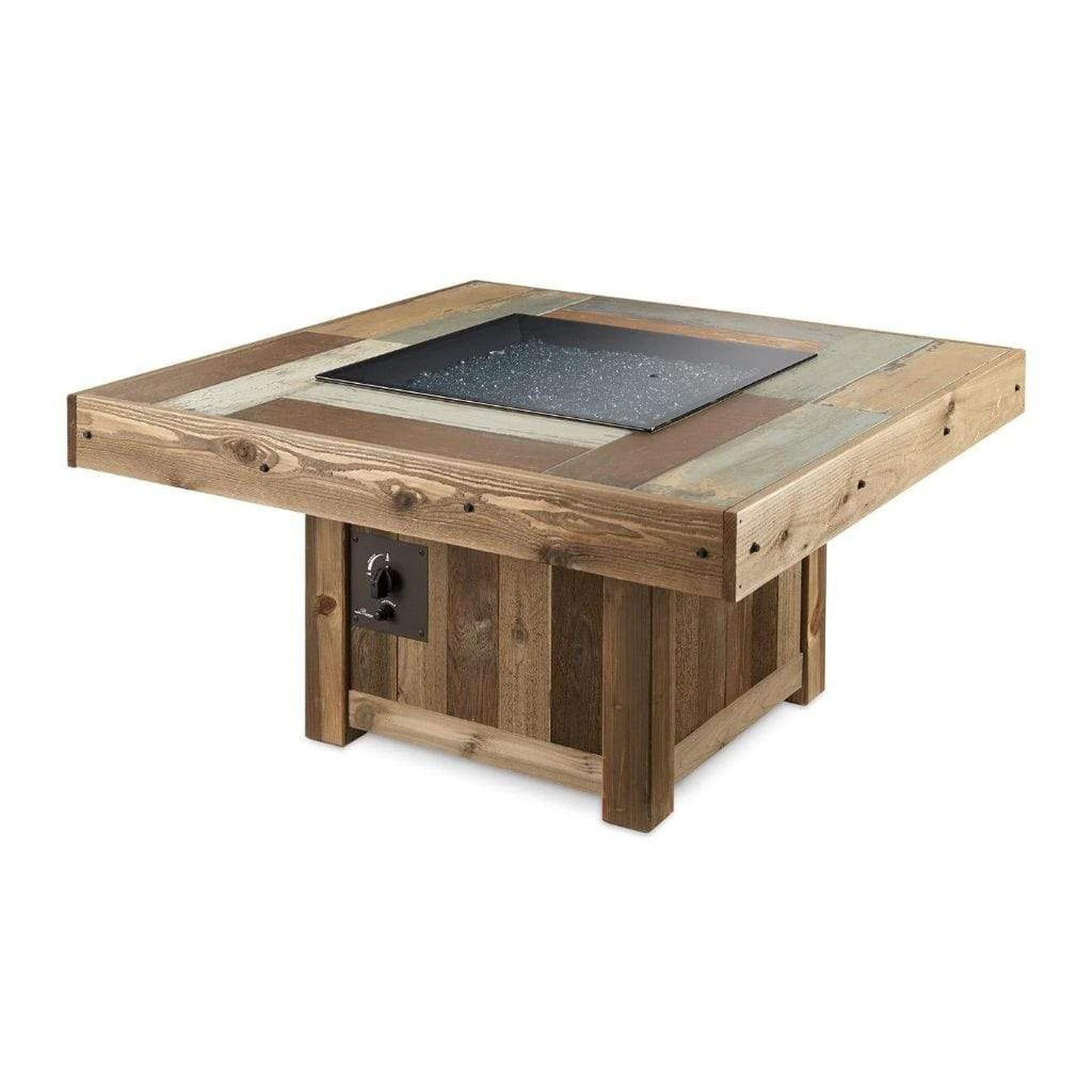 The Outdoor GreatRoom Company 49" Vintage Square Gas Fire Pit Table