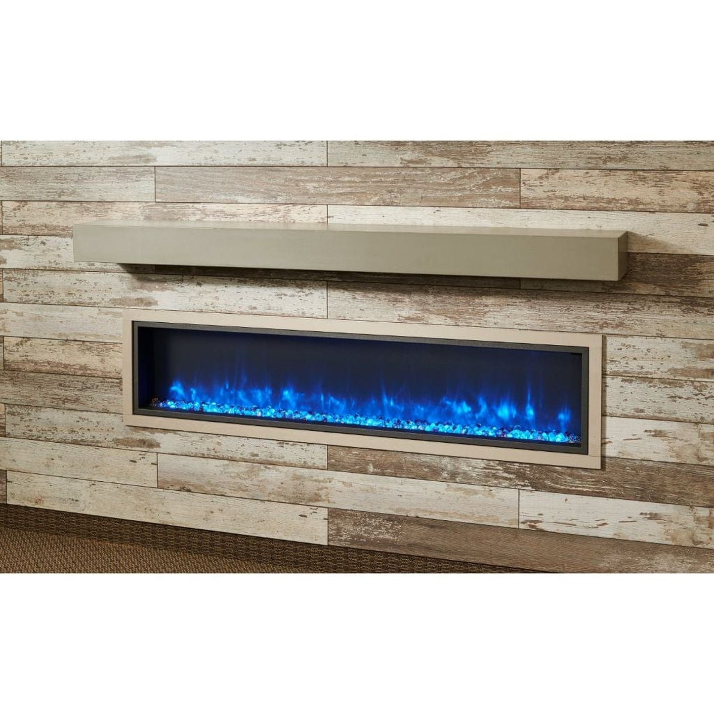 The Outdoor GreatRoom Company 60"/72" Gallery Non-Combustible Linear Supercast Mantel Shelf