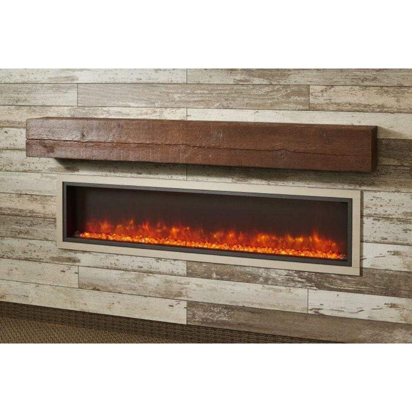 The Outdoor GreatRoom Company 60"/72" Gallery Non-Combustible Linear Supercast Mantel Shelf