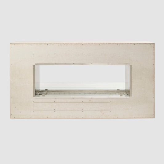 The Outdoor GreatRoom Company 72" Direct Spark Ignition See Through Ready to Finish Natural Gas Fireplace