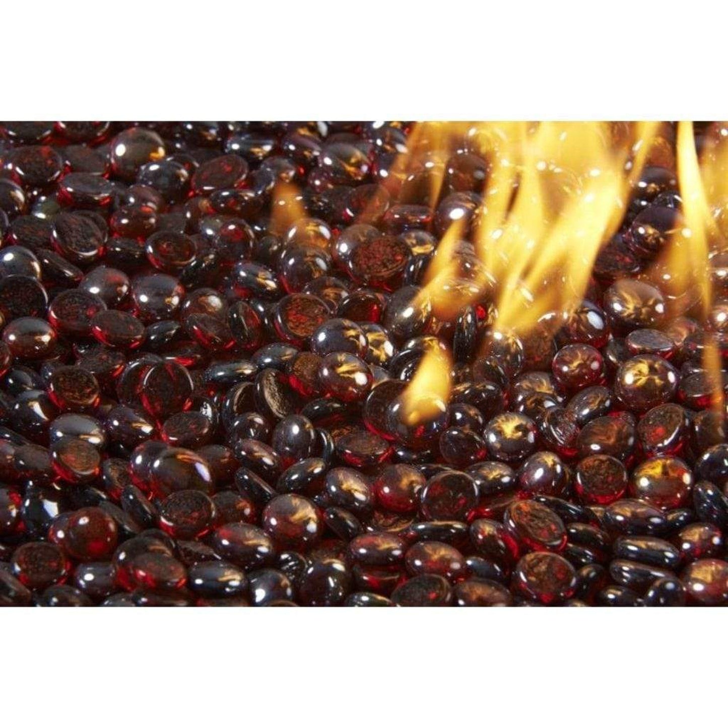 The Outdoor GreatRoom Company Aquamarine Tempered Fire Glass Gems - 25 lb kit
