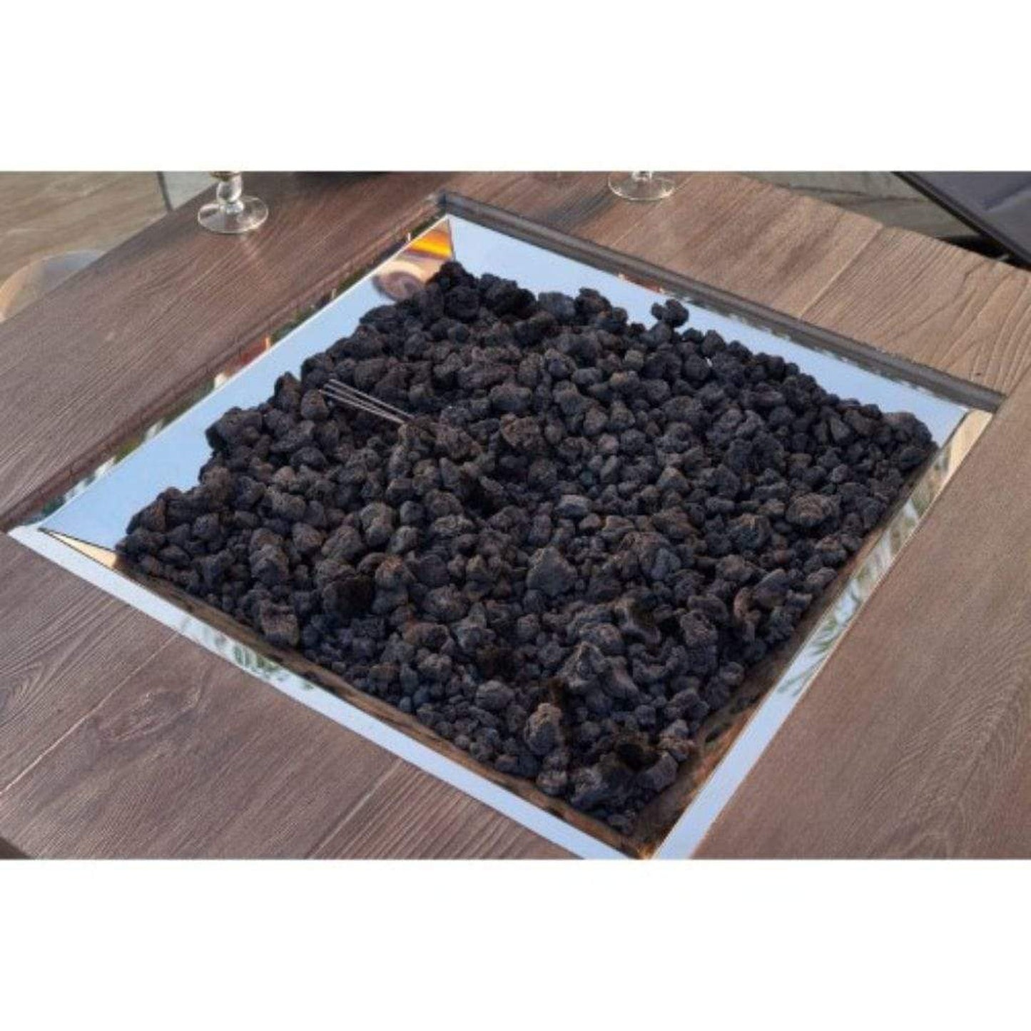 The Outdoor GreatRoom Company Black Lava Rock - 20 lb bag