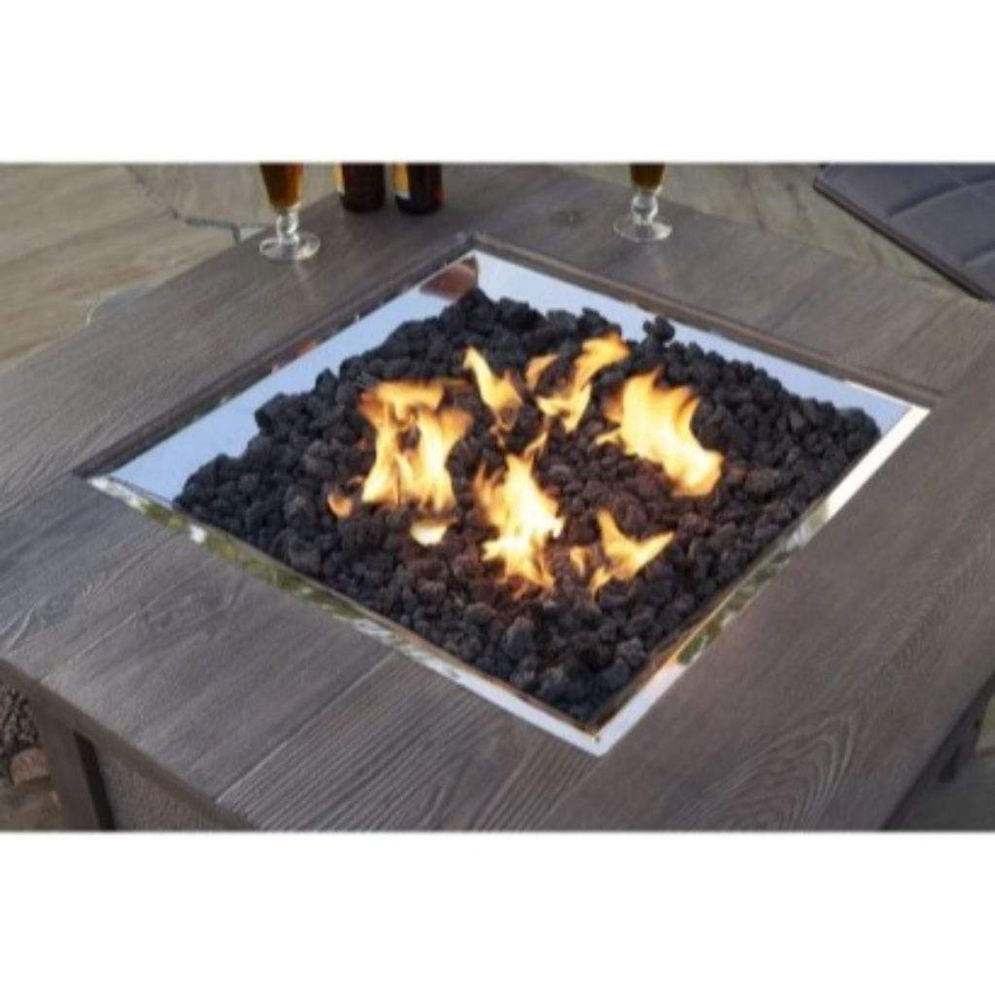 The Outdoor GreatRoom Company Black Lava Rock - 40 lb kit