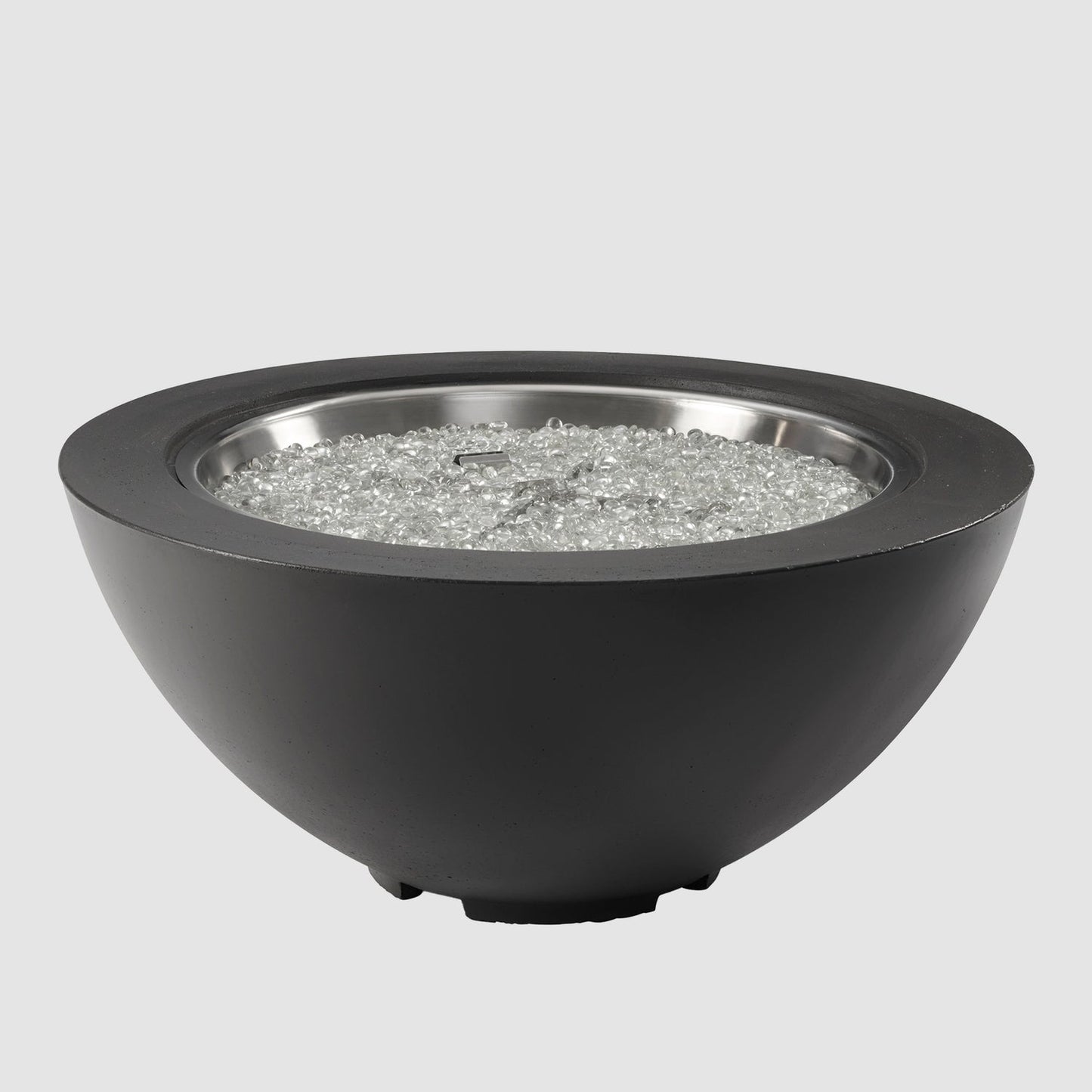 The Outdoor GreatRoom Company Cove 42" Midnight Mist Round Gas Fire Pit Bowl