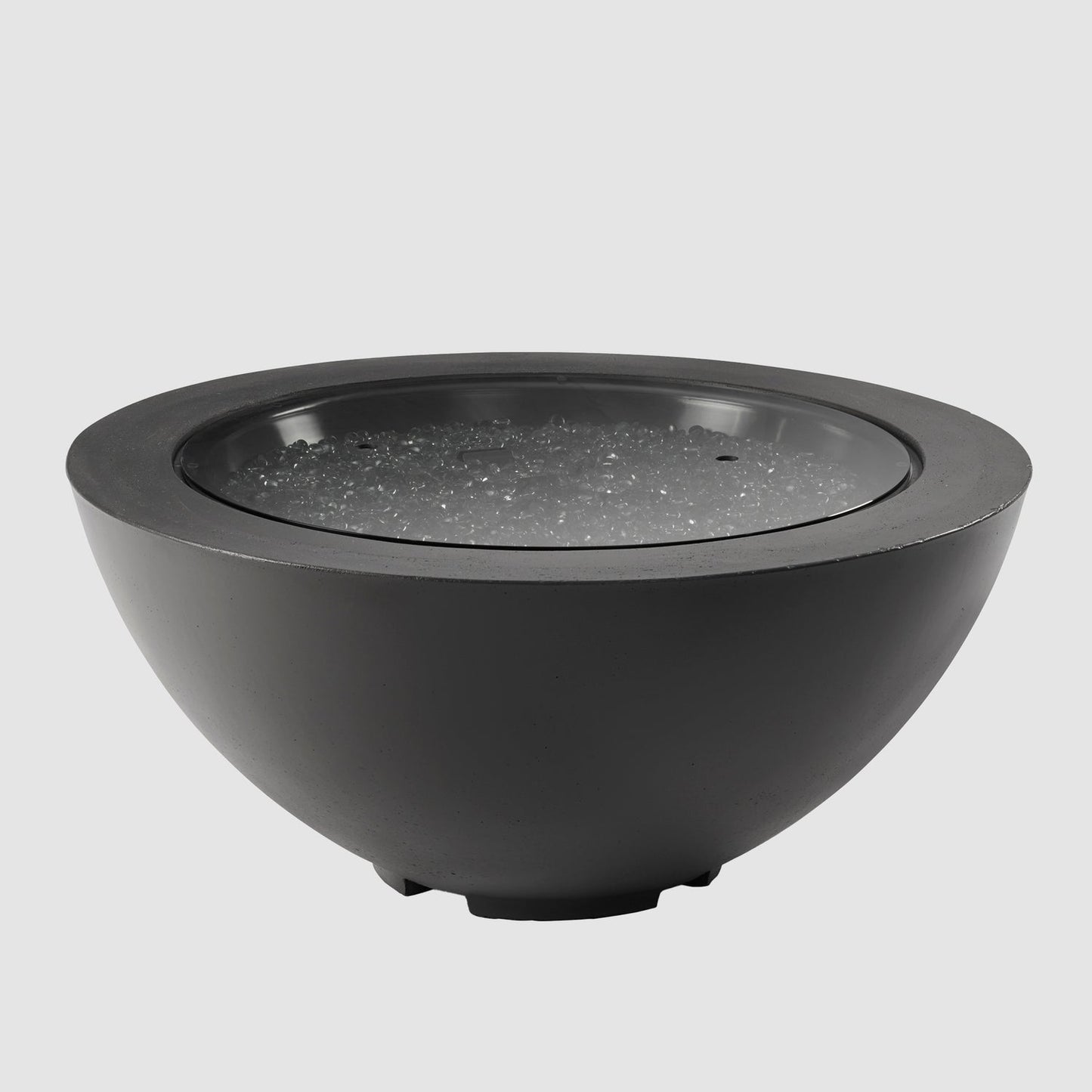 The Outdoor GreatRoom Company Cove 42" Midnight Mist Round Gas Fire Pit Bowl
