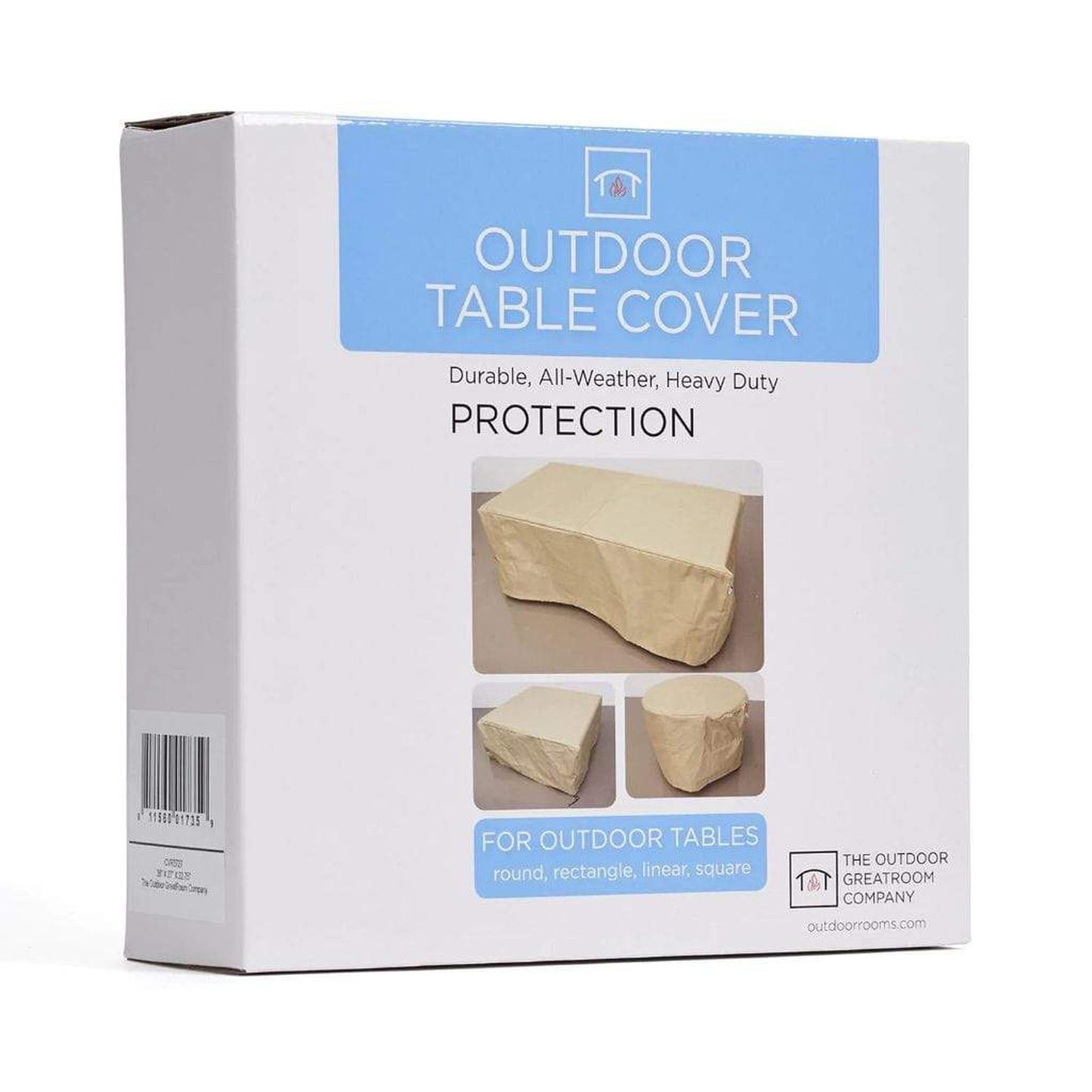 The Outdoor GreatRoom Company Cove 45" Sierra Square Fire Table Protective Cover