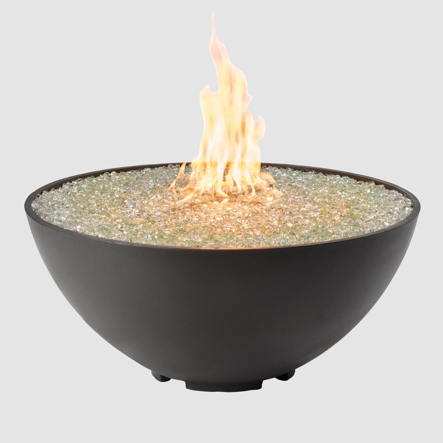 The Outdoor GreatRoom Company Cove Edge 42" Midnight Mist Gas Fire Pit Bowl