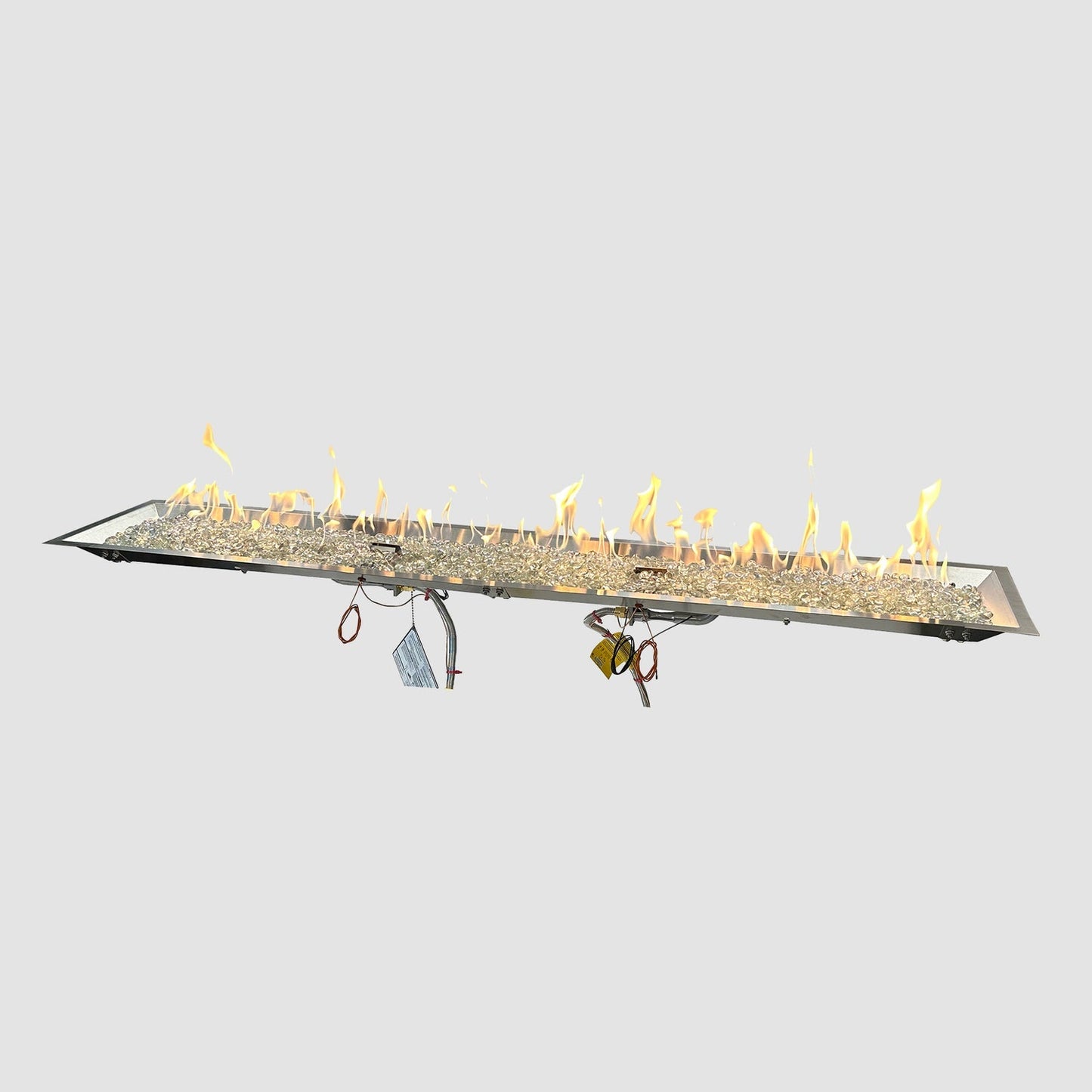 The Outdoor GreatRoom Company Crystal Fire 12" x 84" Linear Gas Burner