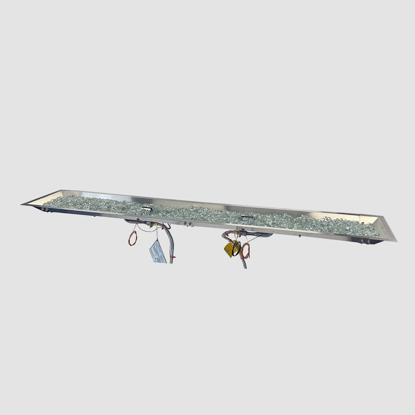 The Outdoor GreatRoom Company Crystal Fire 12" x 84" Linear Gas Burner