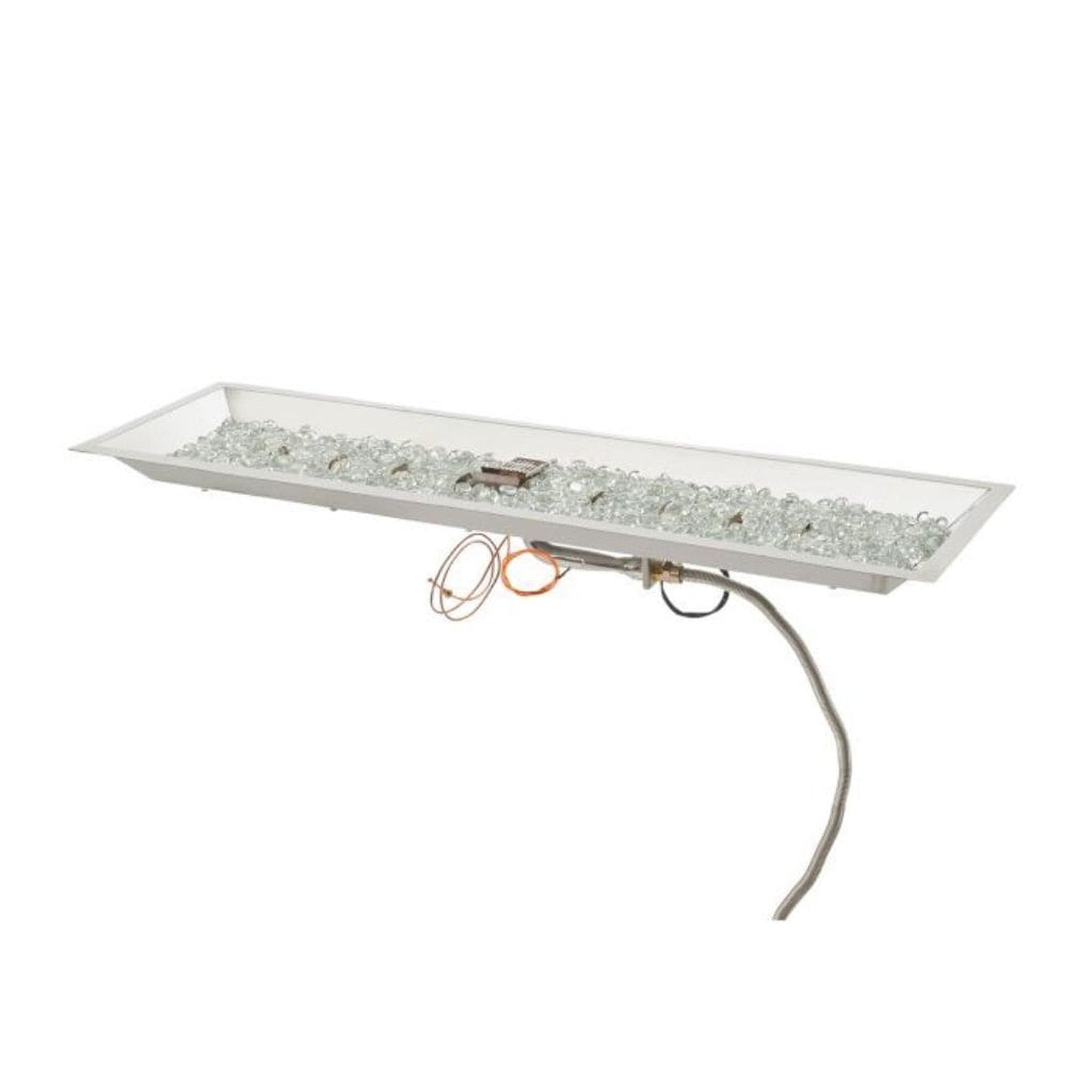 The Outdoor GreatRoom Company Crystal Fire 12" x 42" Linear Gas Burner