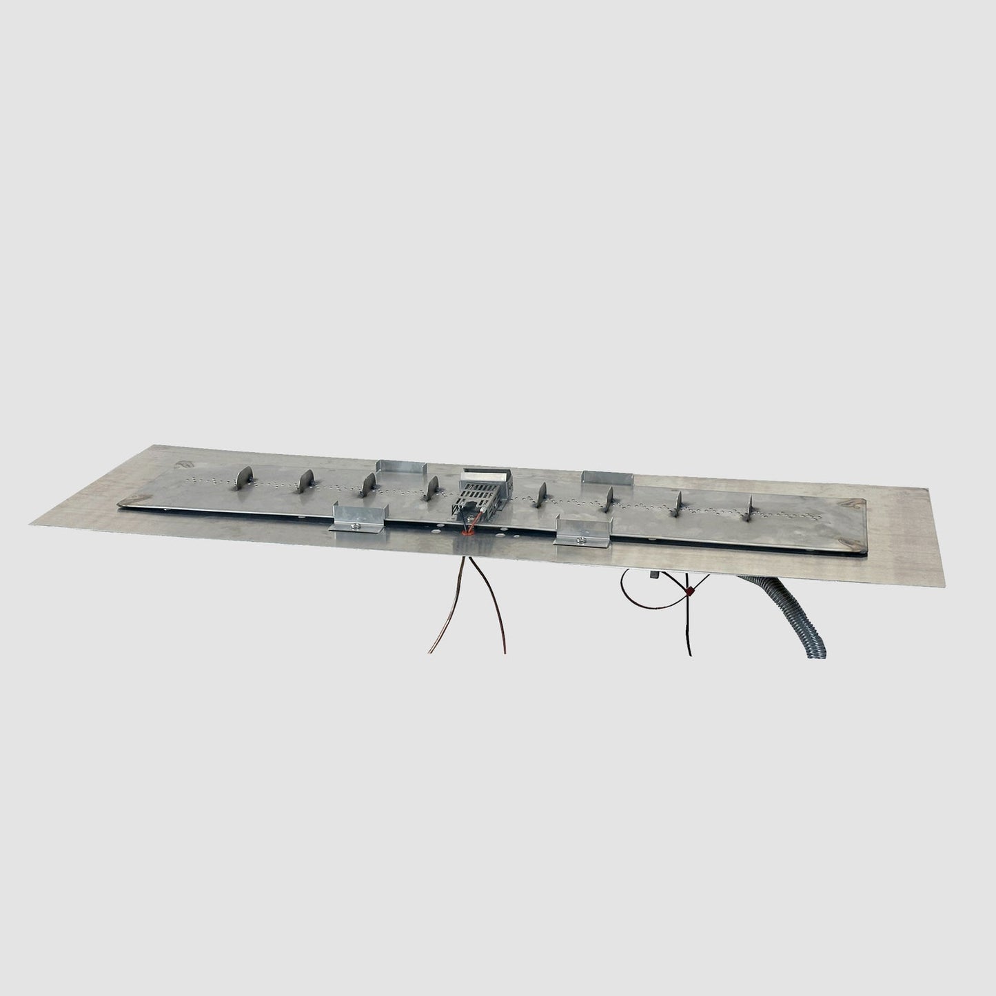The Outdoor GreatRoom Company Crystal Fire Plus 13.5" x 42" Linear Direct Spark Natural Gas Burner Plate
