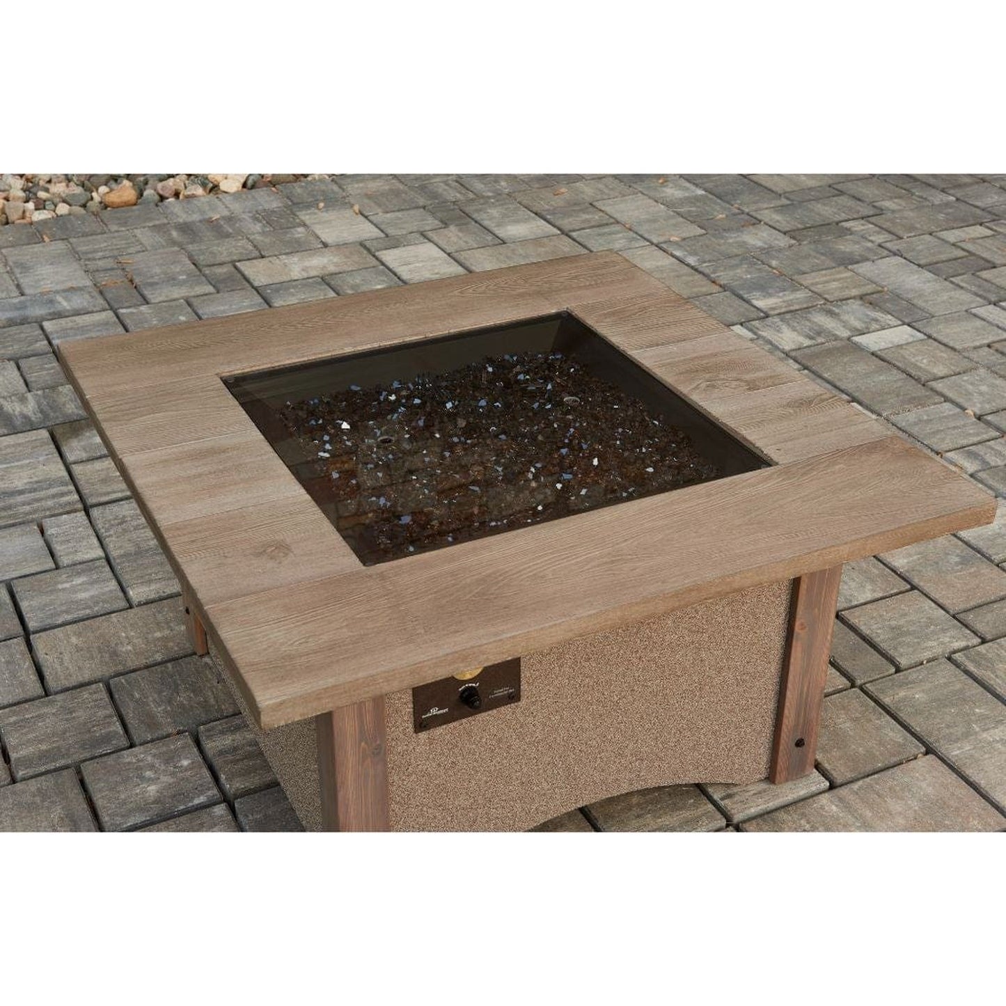 The Outdoor GreatRoom Company Crystal Fire Plus 24" x 24" Square Burner
