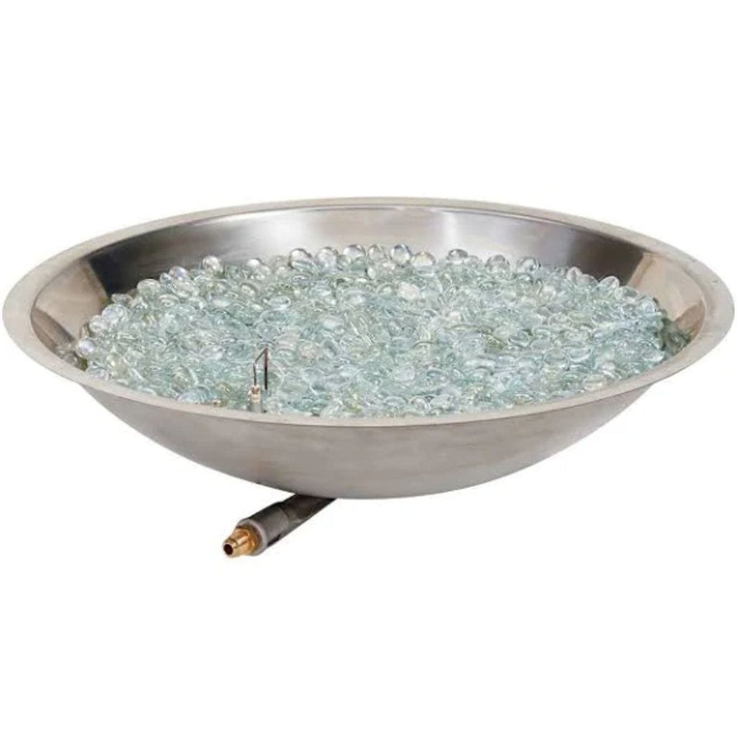 The Outdoor GreatRoom Company Crystal Fire Plus 30" Round Gas Burner