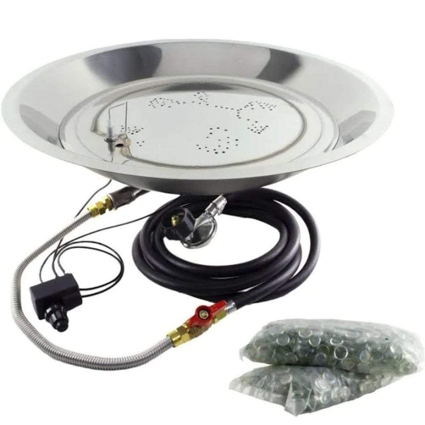 The Outdoor GreatRoom Company Crystal Fire Plus 30" Round Gas Burner