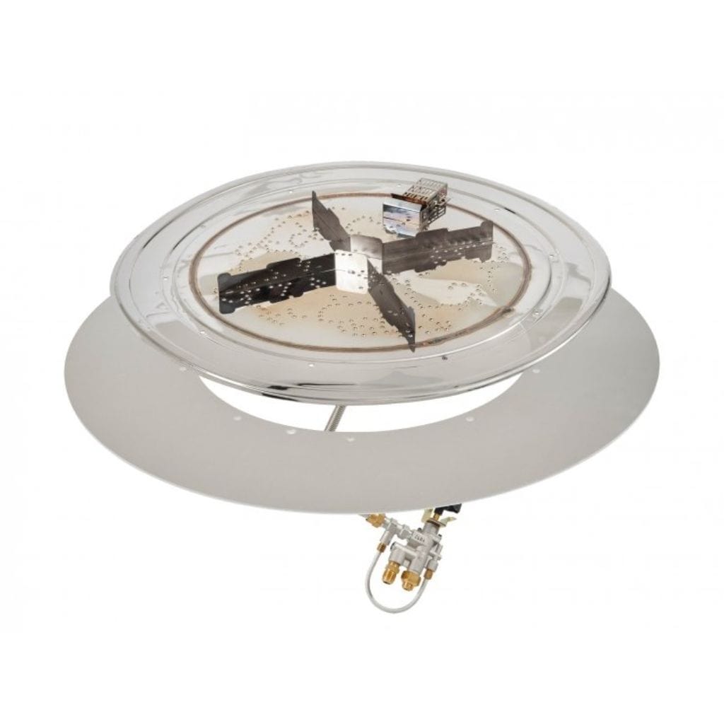 The Outdoor GreatRoom Company Crystal Fire Plus 42" Do-It-Yourself Round Gas Burner Kit - Block/Paver Application