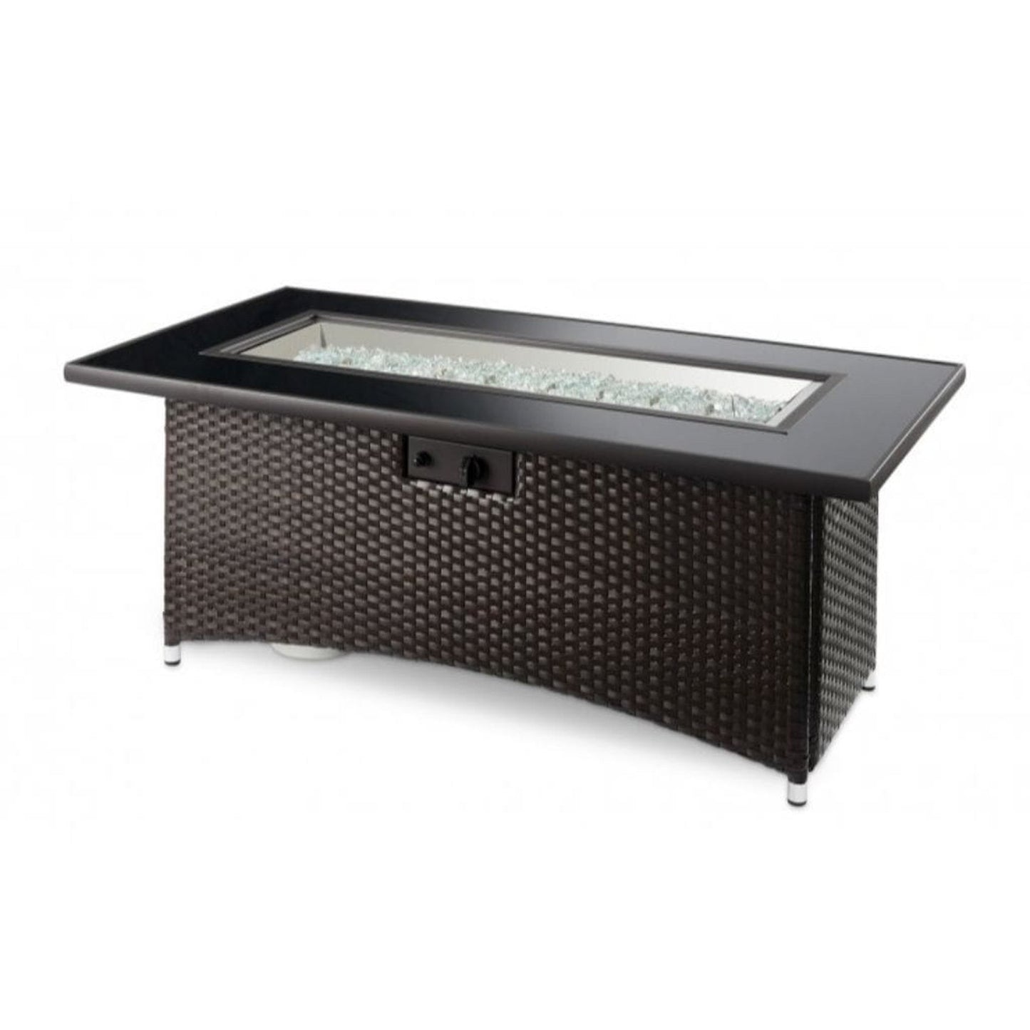 The Outdoor GreatRoom Company Montego 59" Balsam Linear Gas Fire Pit Table