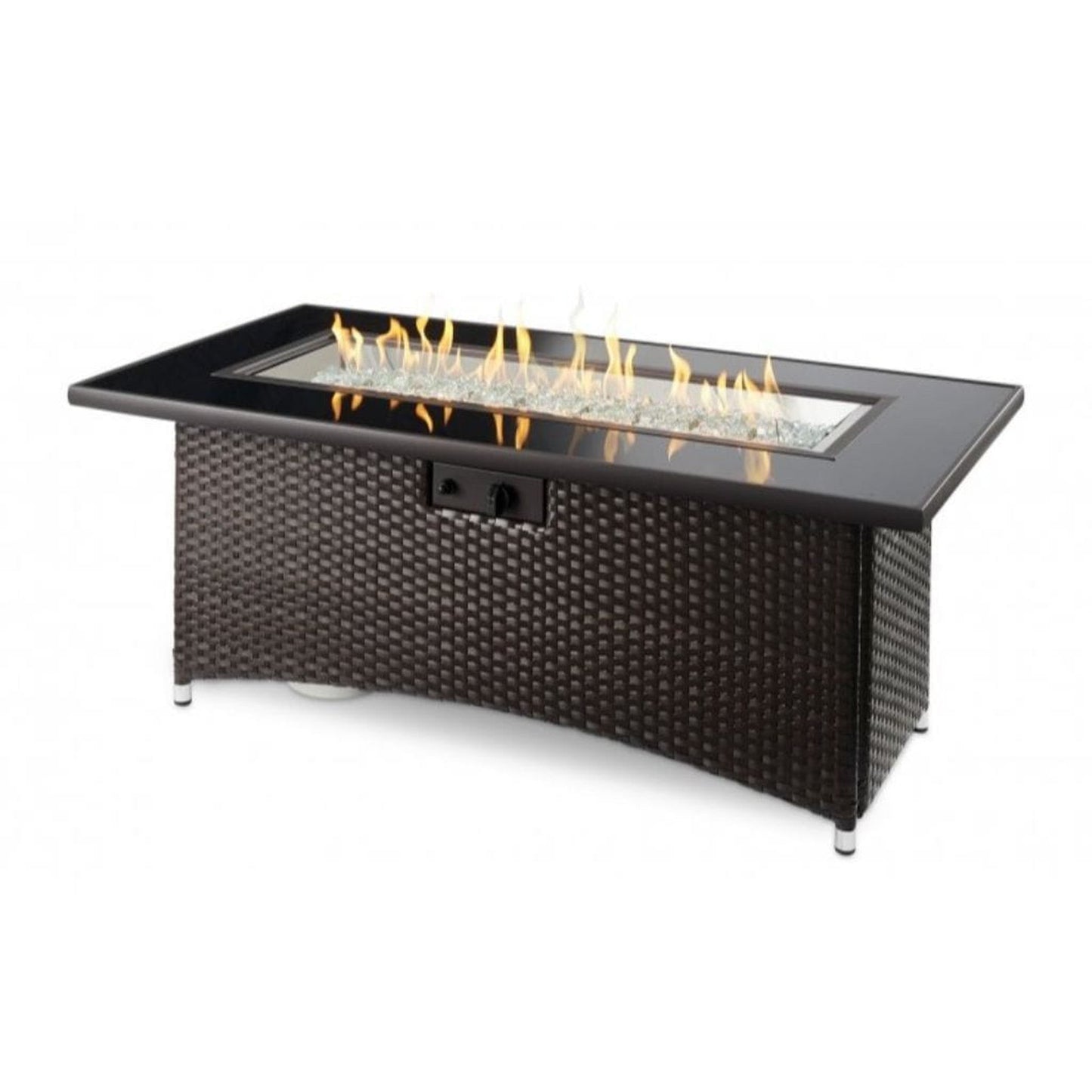 The Outdoor GreatRoom Company Montego 59" Balsam Linear Gas Fire Pit Table
