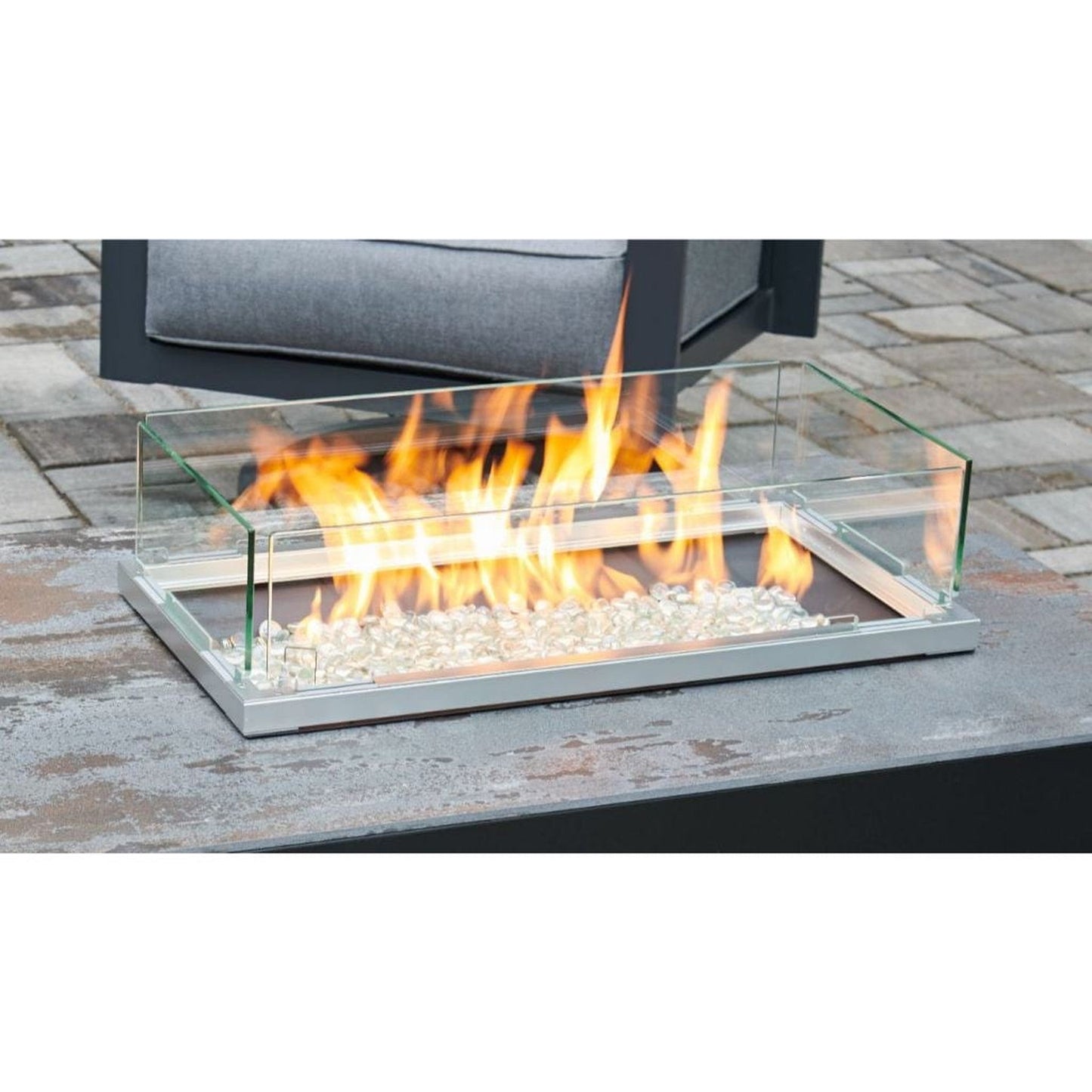 The Outdoor GreatRoom Company Rectangular Glass Wind Guard