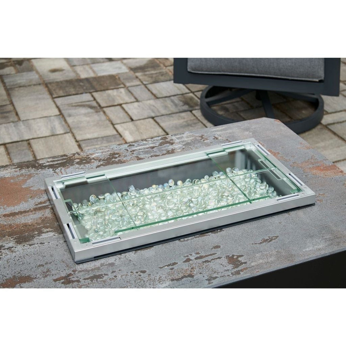 The Outdoor GreatRoom Company Rectangular Glass Wind Guard