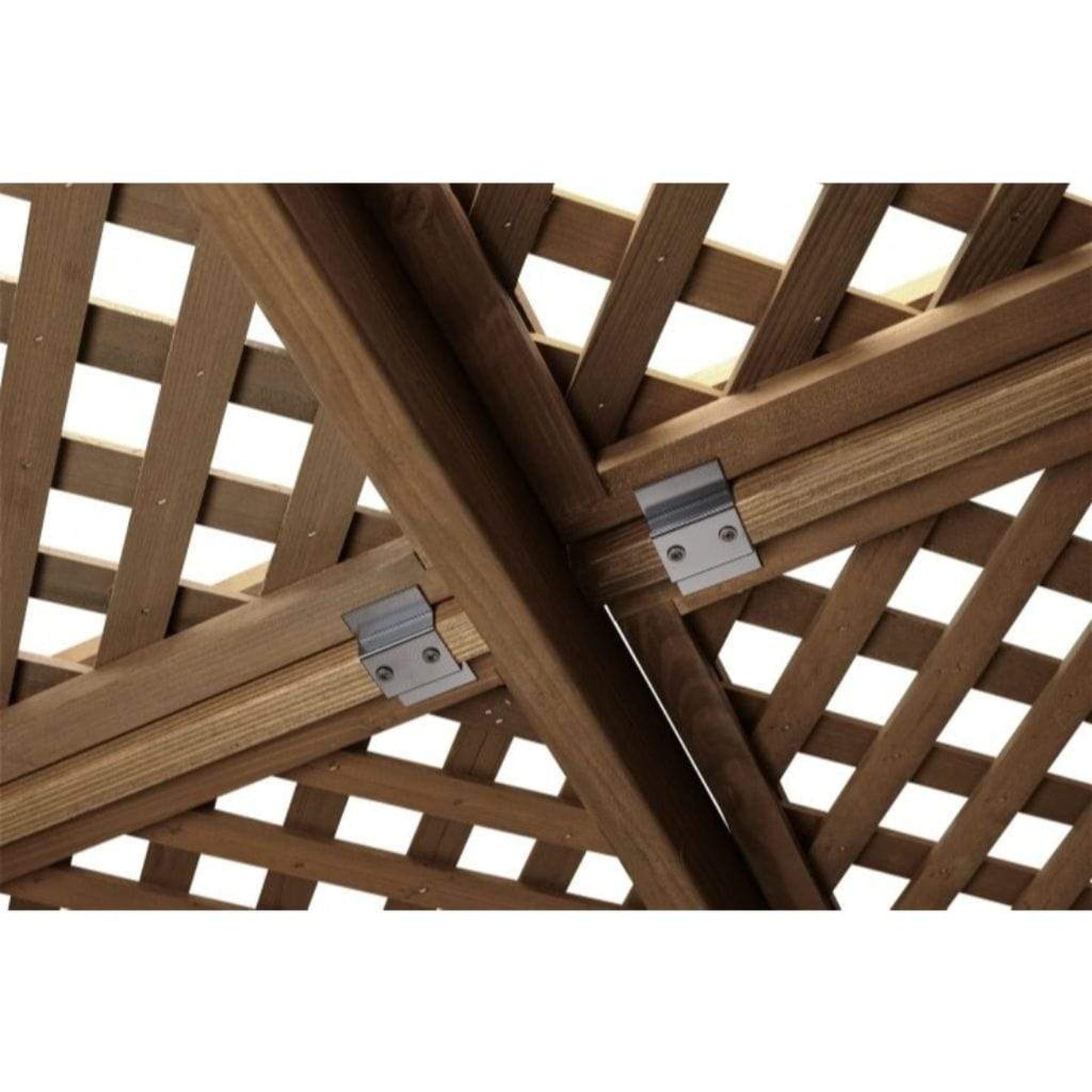 The Outdoor GreatRoom Company Wood Lattice for 12' x 12' Sonoma Pergola