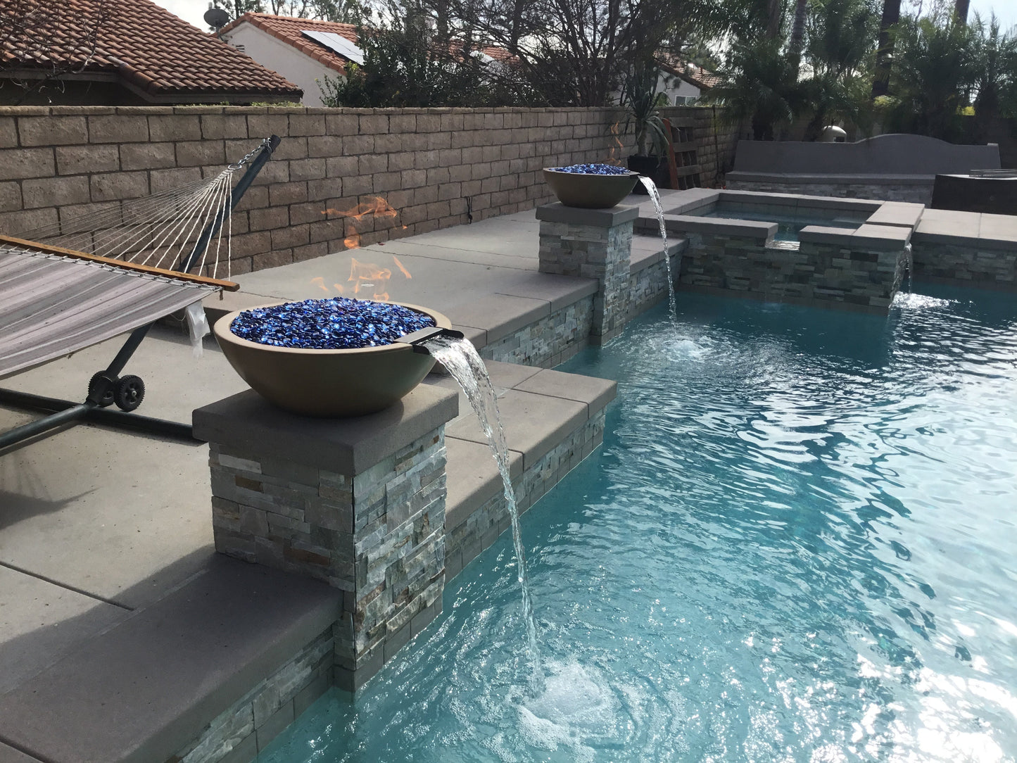 Sedona Concrete Fire Bowl by The Outdoor Plus - Free Cover Included